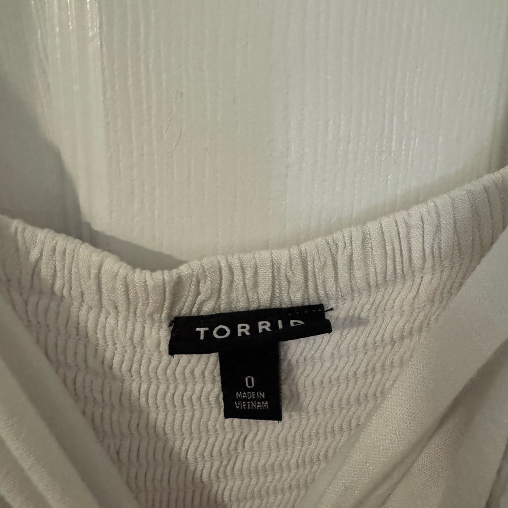 Torrid Midi Textured Woven Button-Front Dress - Picture 5 of 8